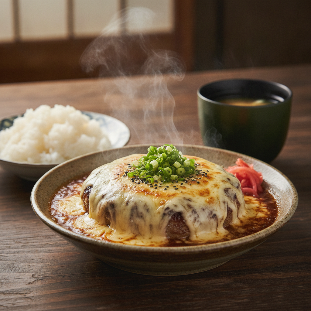 チーズハンバーグ