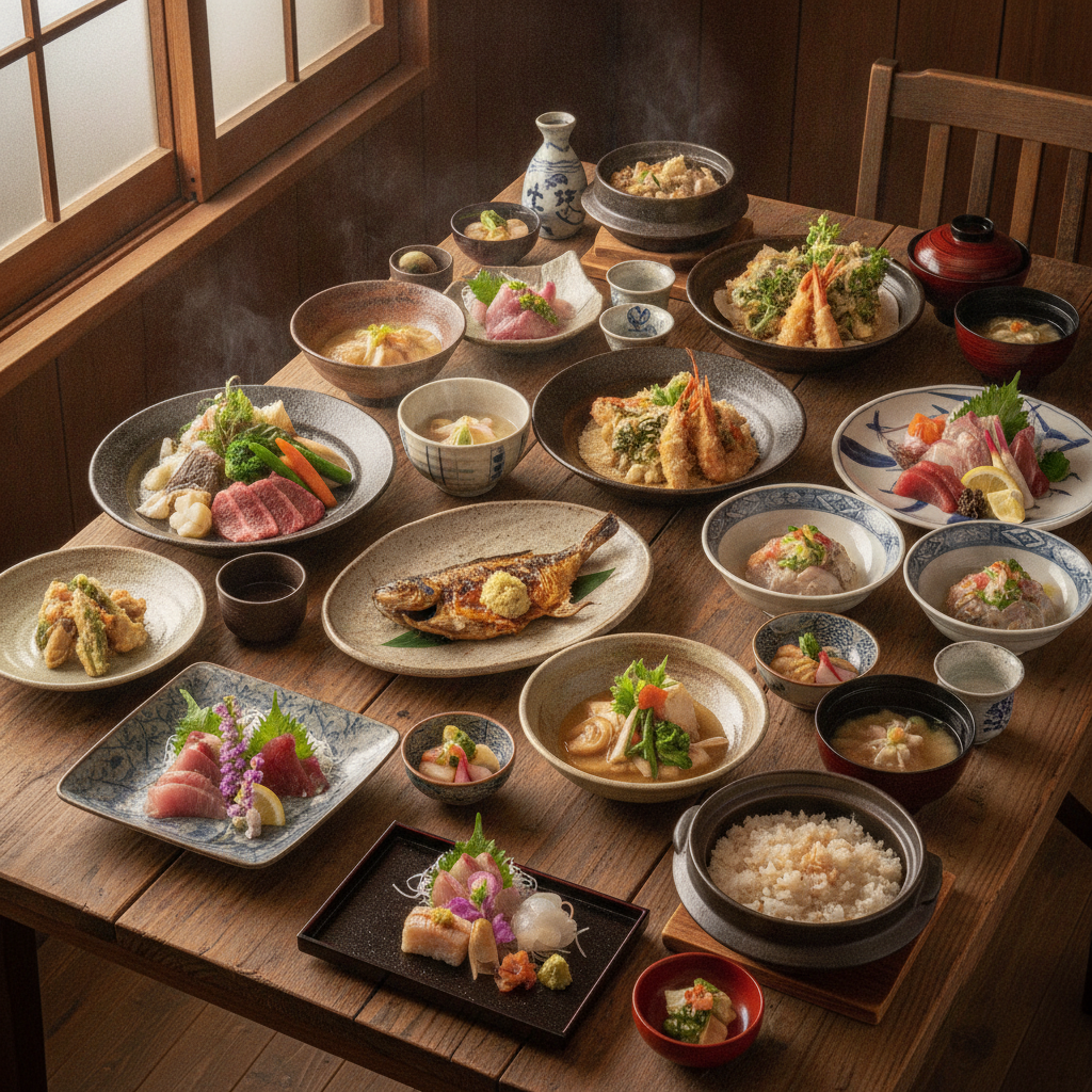江戸時代の伊勢参り豪華フルコース料理