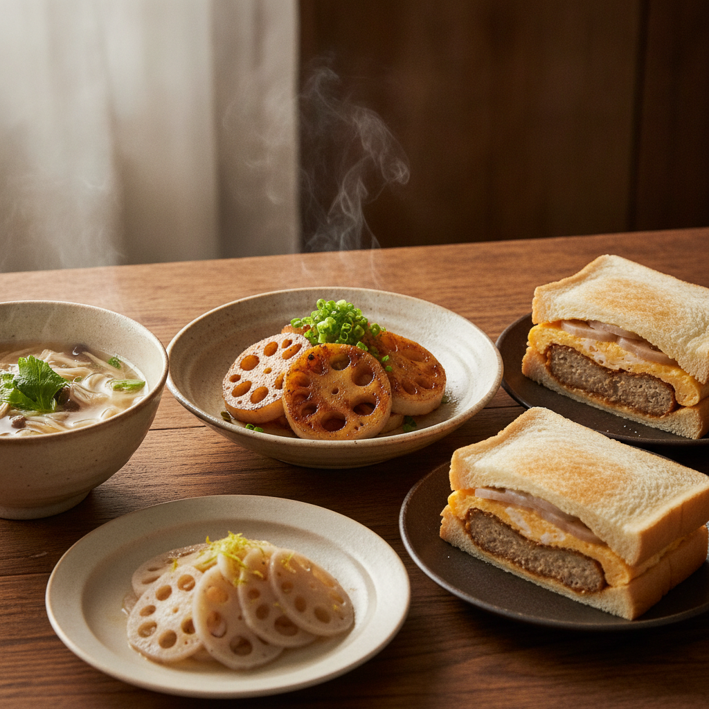 茨城県かすみがうら市の旬の『れんこん』で究極の料理作り